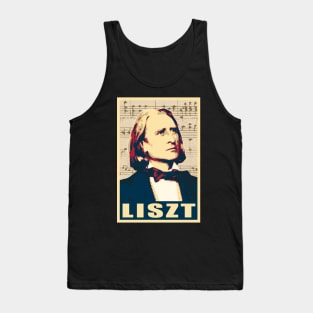 Franz Liszt musical notes Tank Top